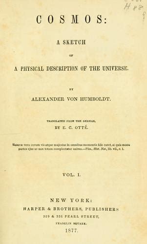 Cosmos By Alexander Von Humboldt Open Library