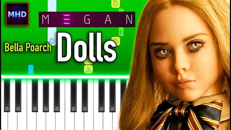 M3gan Trailer Song Easy Piano Tutorial Bella Poarch Dolls Youtube