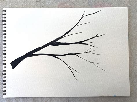 How To Paint Tree Branches With Acrylics Step By Step Painting