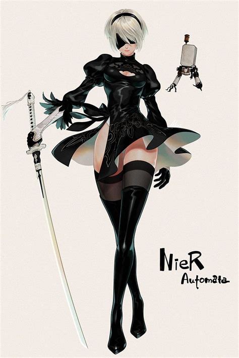 Nier Automata Hot Girl Poster Fantasy Characters Female Characters