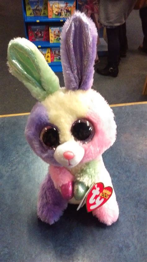 Ty Beanie Boo Plush Bloom The Bunny 15cm Easter Special 2015
