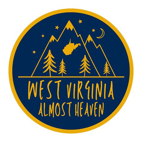 West Virginia Almost Heaven Mountains Nature Digital Art By Aaron