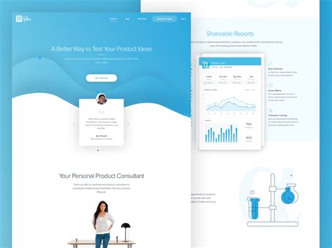 Product Featuers Landing Page By Charles Haggas On Dribbble
