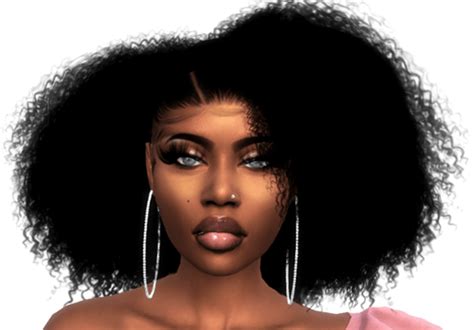 Gramsims Paradinha Hair Sims Black Hair Sims Afro Hai
