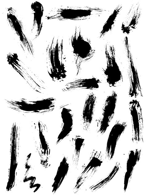 Paint Brush Strokes Vector And Photoshop Brush Pack 02