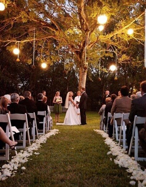 Pin By Rebecca Mayberry On Small Wedding Ideas Outdoor Night Wedding