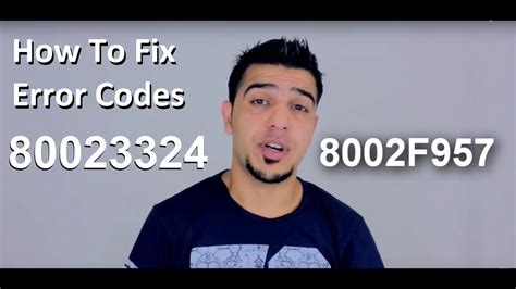 How To Fix Ps3 Error Codes 8002f957 And 80023324 Youtube