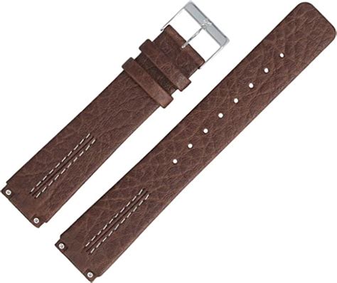 Skagen 433lsl1 Watch Strap 18 Mm Leather Brown Uk Watches