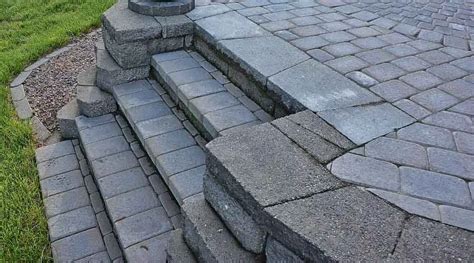 How To Build Patio Steps With Pavers With Examples Backyard Patios