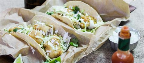 Skinny fish tacos in under 20 minutes. Baja Style Fish Tacos • La Tortilla Factory