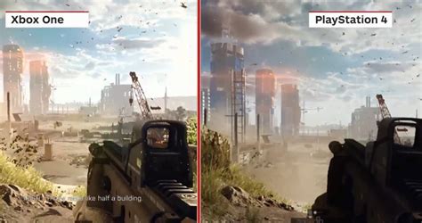 Battlefield 4 Xbox One And Ps4 Comparison