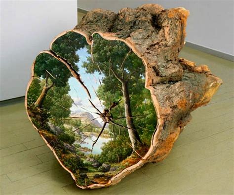Alison Moritsugu Portrays Hyper Realistic Landscapes On Salvaged Wood