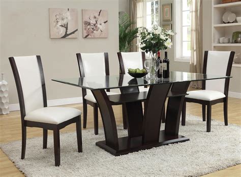 Imperial 4pce barkley bedroom suite r 13,299.00 view product Acme Furniture Malik 70505 Contemporary Casual Dining Table W/ Glass Top | Del Sol Furniture ...