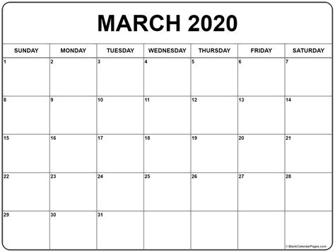 2020 Printable Calendar With Date Boxes Example Calendar Printable