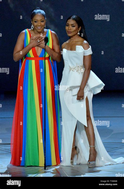 Tiffany Haddish And Angela Bassett Onstage During The 70th Annual