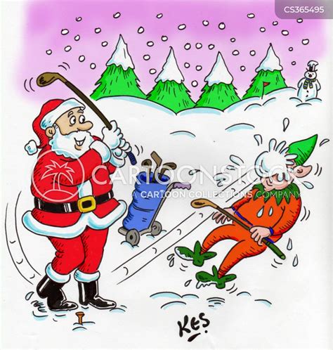 Christmas Golf Cartoons And Comics Funny Pictures From Cartoonstock