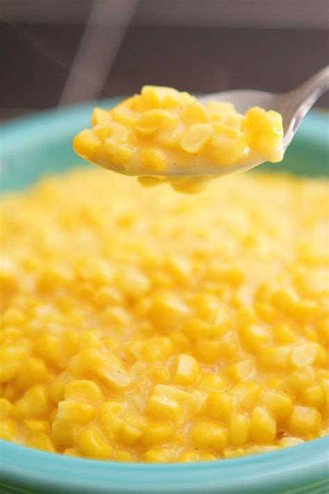 Best Creamed Corn Recipe Ever Vegetable Side Dish Recipe