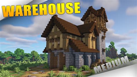 Minecraft How To Build A Warehouse Decorative Building Tutorial