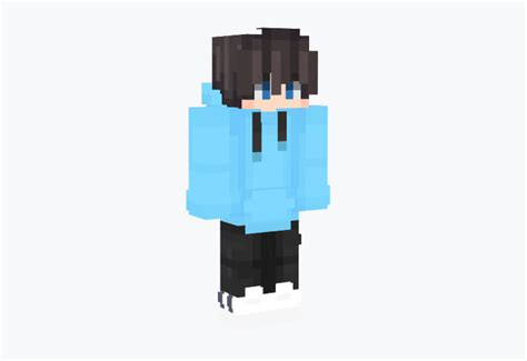 Blue Minecraft Skins Cool Guy
