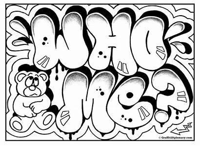 Coloring Pages Signs Keep Graffiti Crazy Printable