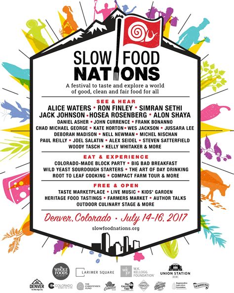 Slow Food Usa Selects Denver As Host City For Its Biggest Festival