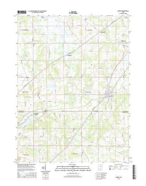 Mytopo Shreve Ohio Usgs Quad Topo Map