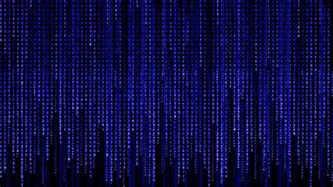 Blue Matrix Code Wallpaper