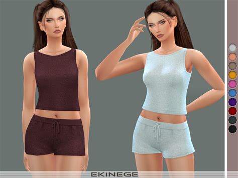 Knit Sweater Tank Top By Ekinege From Tsr • Sims 4 Downloads