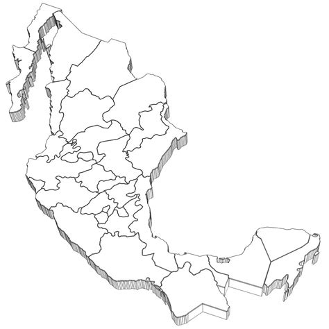 Coloring Map Of Mexico Coloring Pages