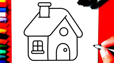 Como Dibujar Una Casa Paso A Paso 4 4 How To Draw An Easy House Youtube