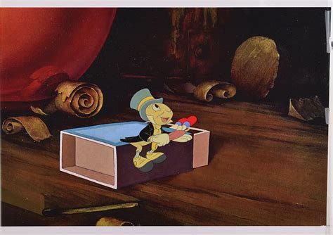 Jiminy Cricket Production Cel From Pinocchio Rr Auction