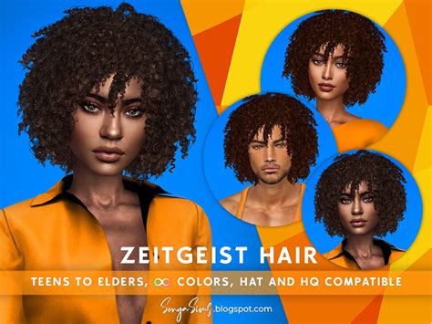 Zeitgeist Afro Hair At Sonya Sims Sims 4 Updates