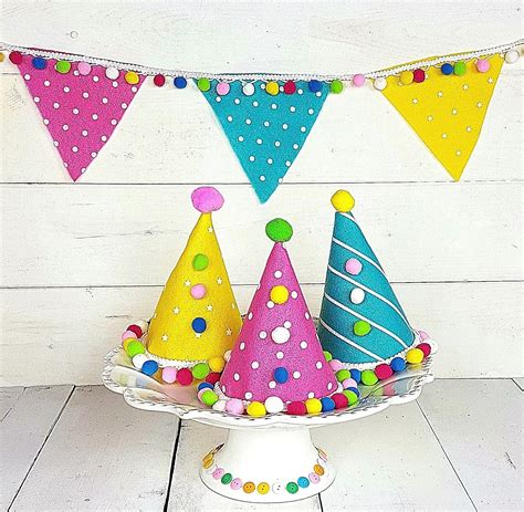 Polka Dot Party Hats · How To Make A Party Hat · Home Diy On Cut Out