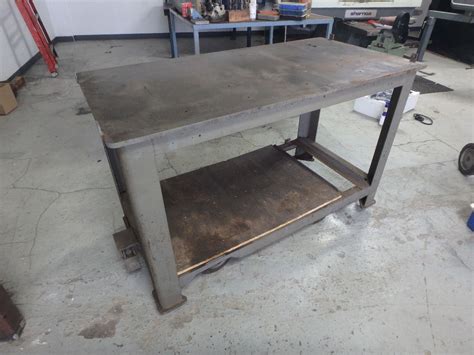 Heavy Duty Steel Rolling Work Table 61 X 30 X 39
