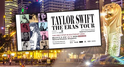 Taylor Swift Eras Tour Singapore Dates Ticket Registration For General On Sale Now Available