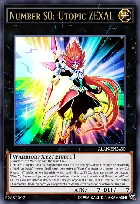 Number wall and numbers overlay boost are not number cards because they do. Number S0: Utopic ZEXAL by AlanMac95 on DeviantArt