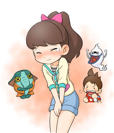 Mochi Iri Kinchaku Amano Keita Kodama Fumika Youkai Watch Boy