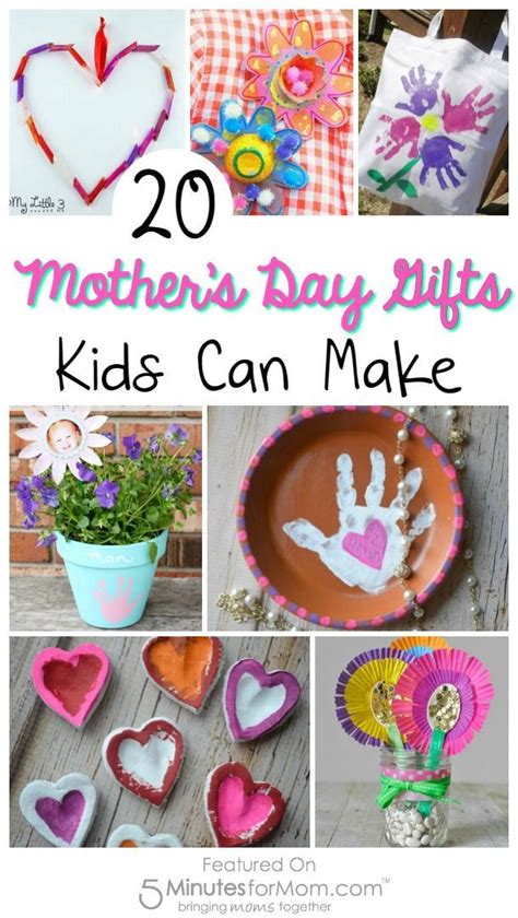 Be sure to include mom's. 20 Mother's Day Gifts Kids Can Make | Diy mother's day ...