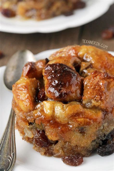 Bread Pudding For Two With Bourbon Sauce Gluten Free Dairy Free