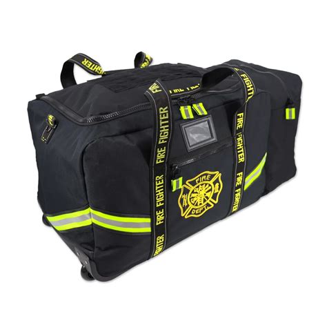 Value Rolling Firefighter Turnout Gear Bag W Rollerblade Wheels Army