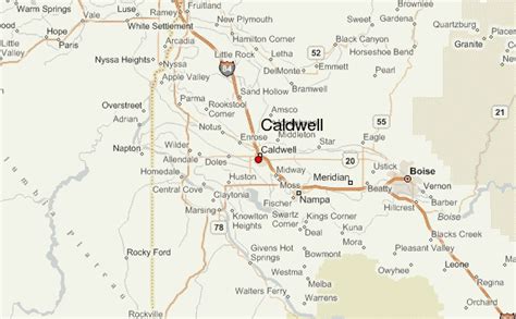 204904 Enchanted Pine Street Caldwell Idaho Map Map