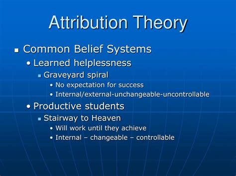 Ppt Attribution Theory Powerpoint Presentation Free Download Id36907