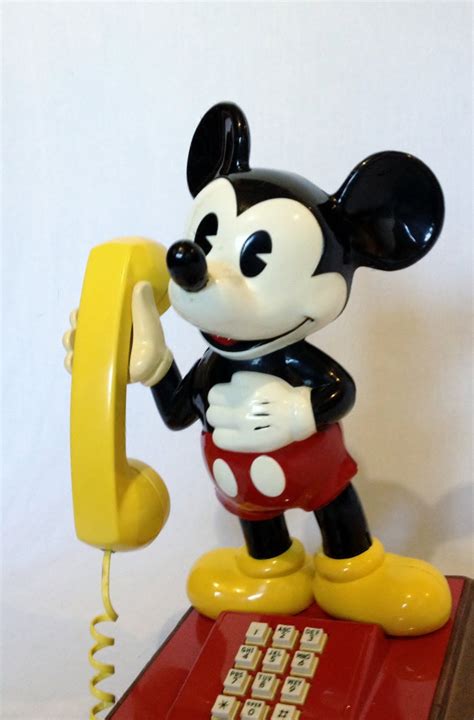 1970s Collectible Mickey Mouse Telephone Etsy