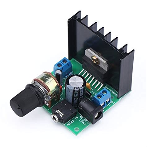 DROK Mini Ampli Board 6V To 18V Portable Stereo Amplifier Digital