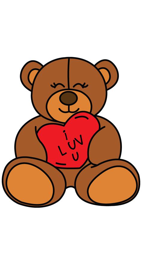 Easy To Draw Cute Teddy Bear Peepsburgh