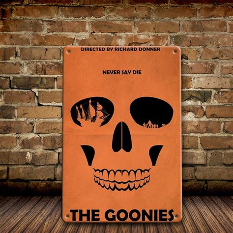 The Goonies Metal Poster Retro Metal Tin Signs Poster For Cafe Bar Wall