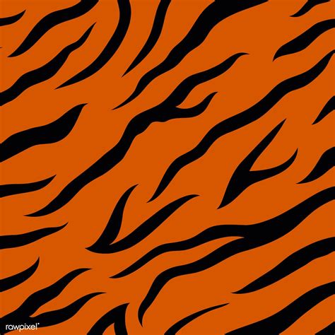 Tiger Print Background Pattern Free Vector 516181