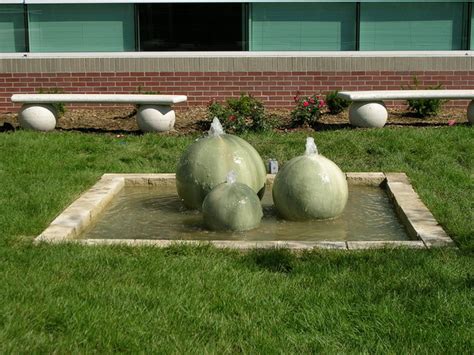 Fountainscapes Bubbling Boulder Spilling Urns And Other Vignette
