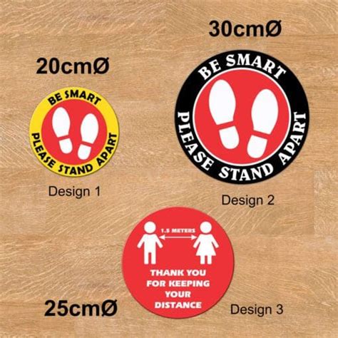 Social Distancing Floor Decals Sdfd Tony Wolf Quality Printing
