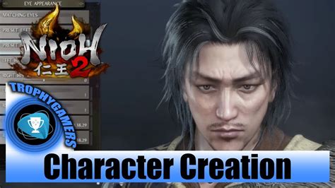 Nioh 2 Character Creation Or Character Customisation Youtube